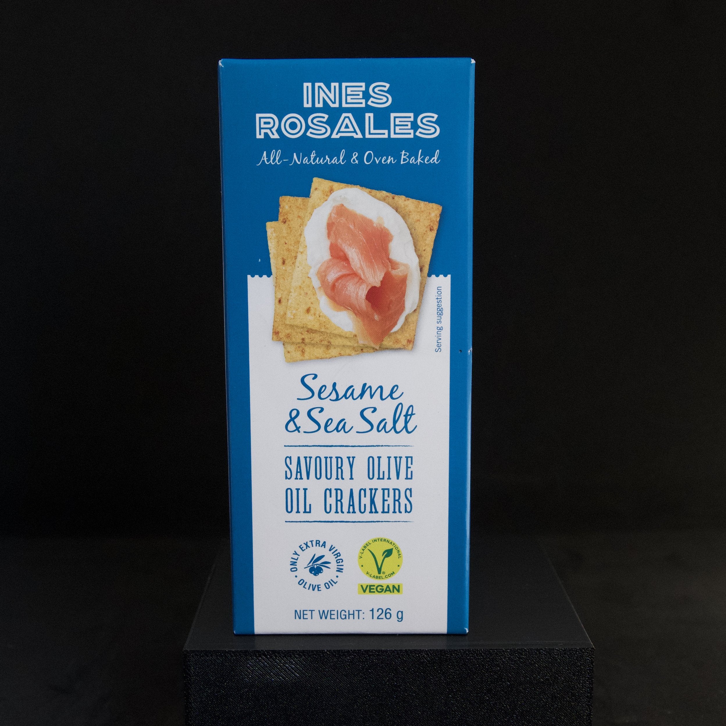Ines Rosales Sesame & Sea Salt Crackers