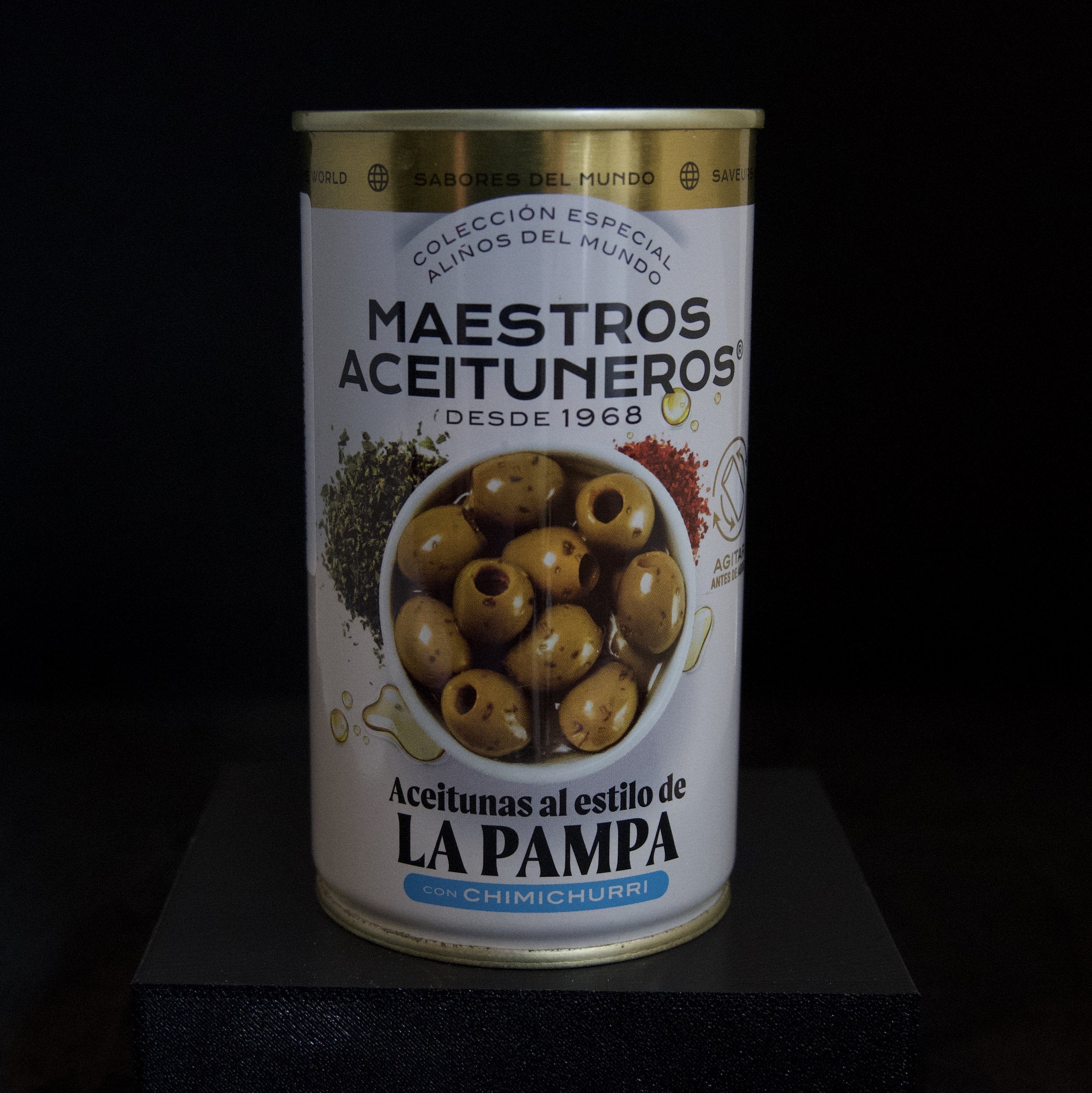 Maestros Aceituneros La Pampa Pitted Chimichurri Olives