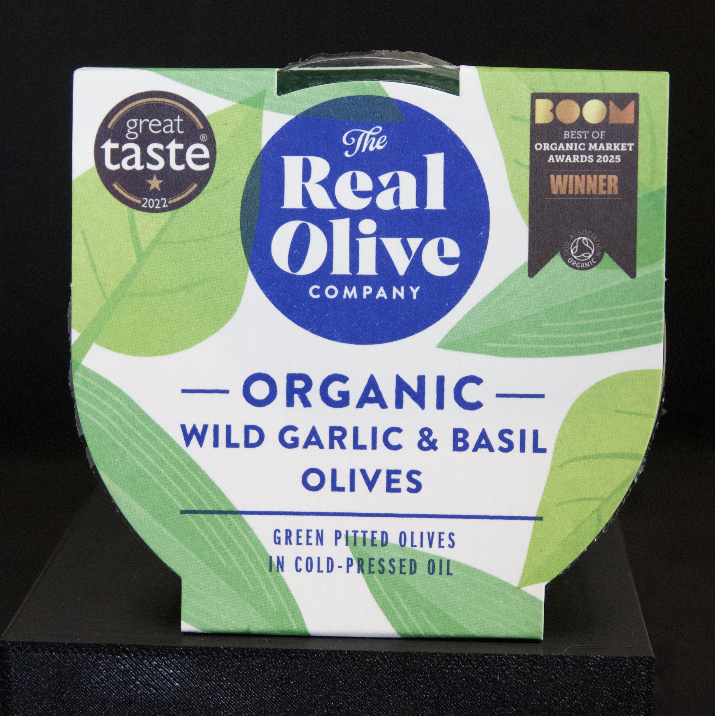 The Real Olive Co Wild Garlic & Basil Olives